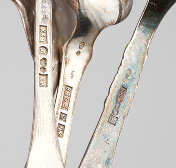 PARTI SILVER, 29 delar, 1900-tal. Vikt 452 g.