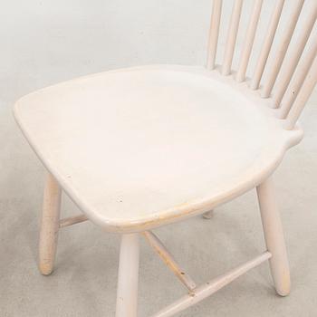 Carl Malmsten, 6 "Lilla Åland" chairs by Stolab, late 20th century.