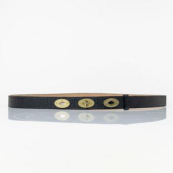 Mulberry, belt, "Trio twist lock belt", size 85.