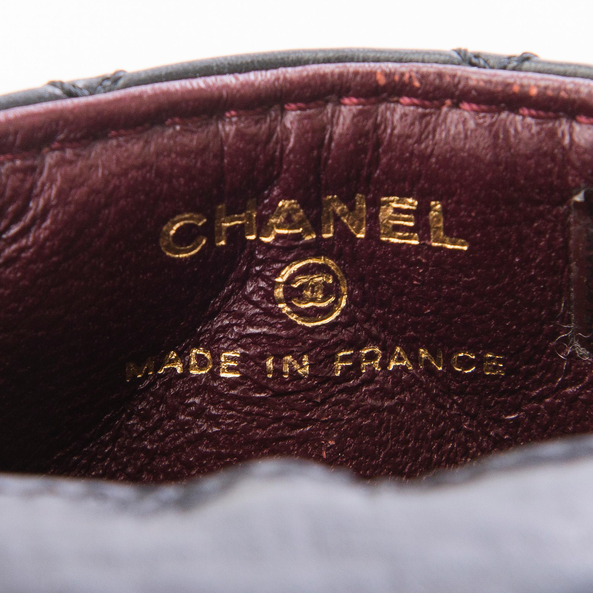 CHANEL Vintage Black Cell Phone Bag.