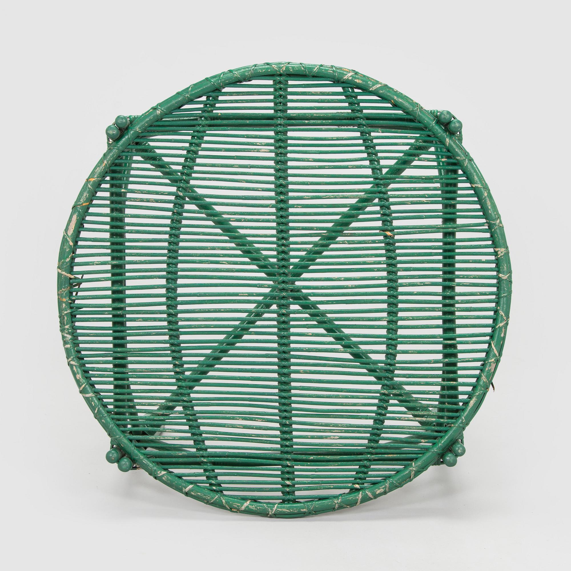 Aino Aalto, Puutarhapöytä, malli 3565, Artekin piirustuskonttori, 1950-luvun alku.