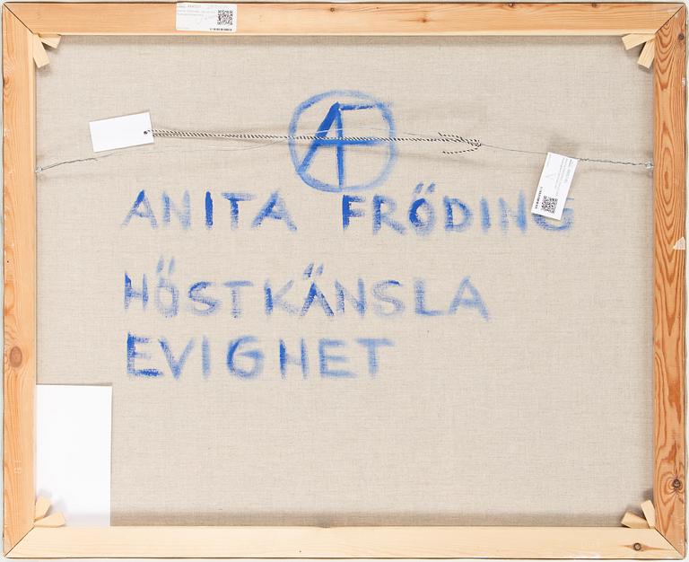 ANITA FRÖDING, oil on canvas, signed with monogram.