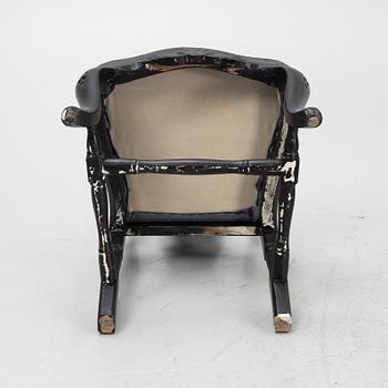 Six Baroque style chairs, 20th Century.