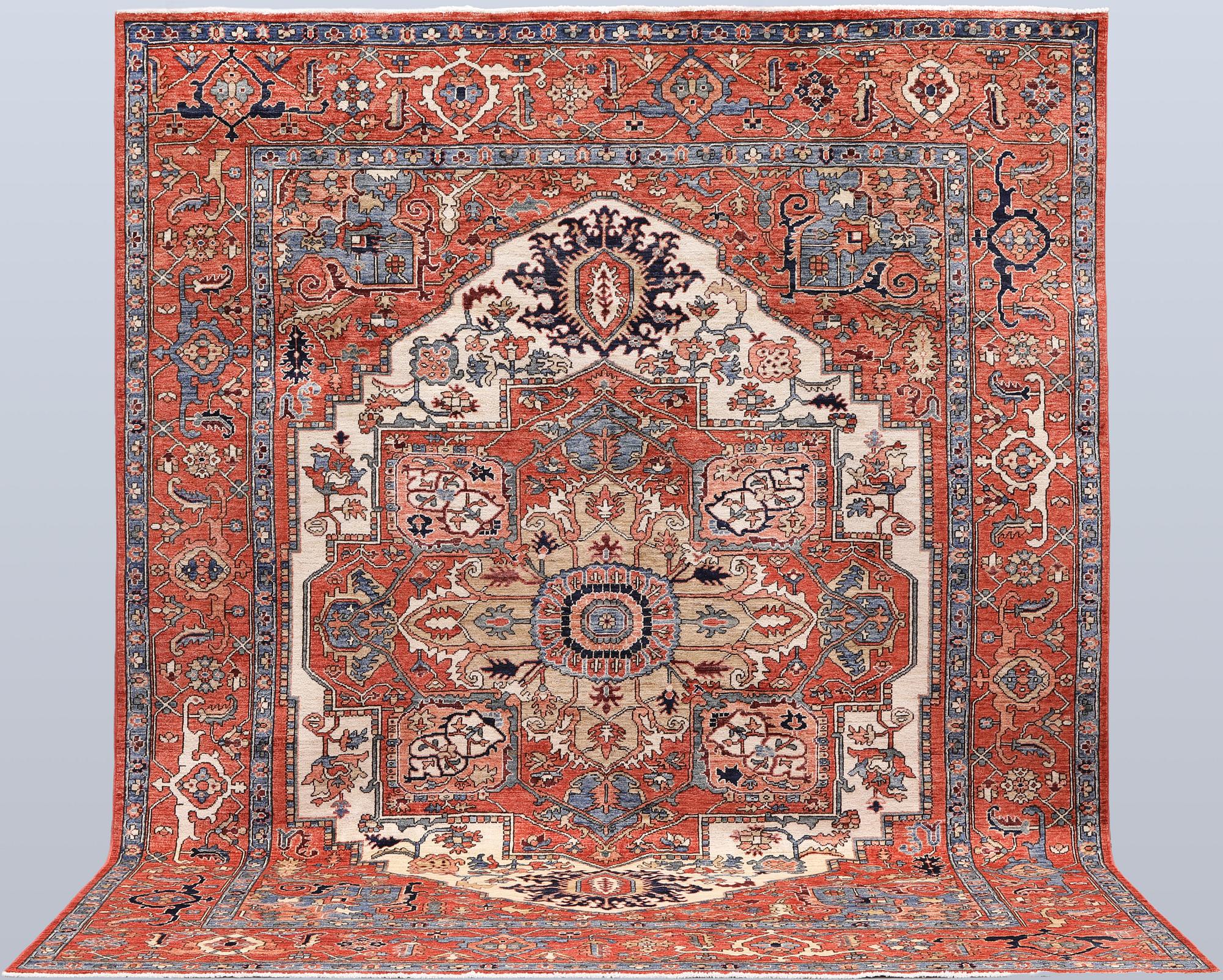 A Zigler Heriz design carpet, 306 x 250 cm.