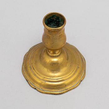 An 18th century candlestick.