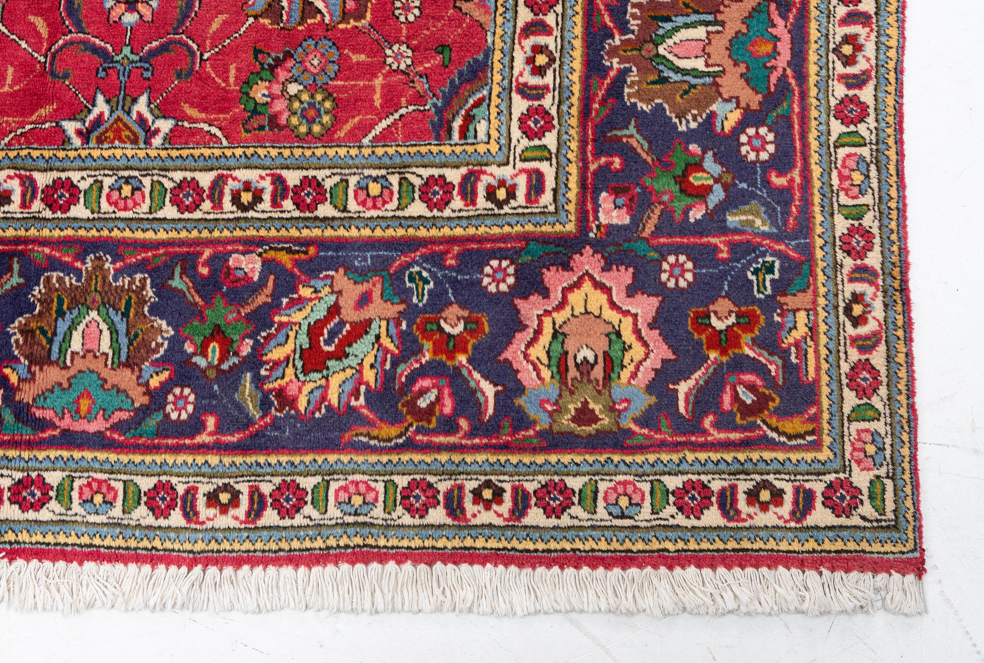 Rug, Tabriz, approx. 385 x 300 cm.