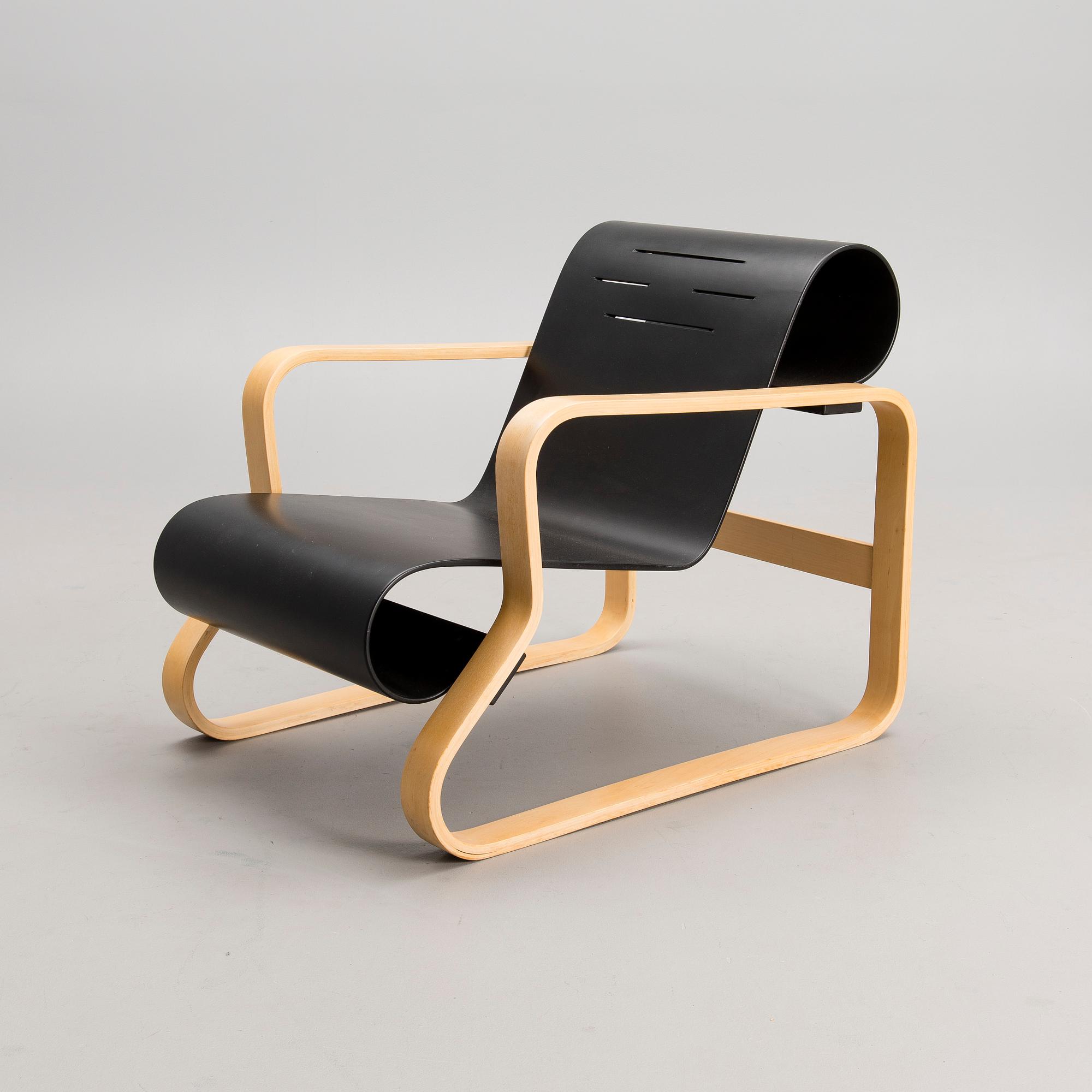 ALVAR AALTO, nojatuoli, "41 Paimio" Artek 1980-tal.