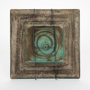 Rut Bryk, a stoneware relief signed BRYK.