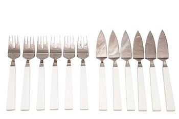 461. Bertel Gardberg, FISH FLATWARE SERVICE, 12 PIECES.