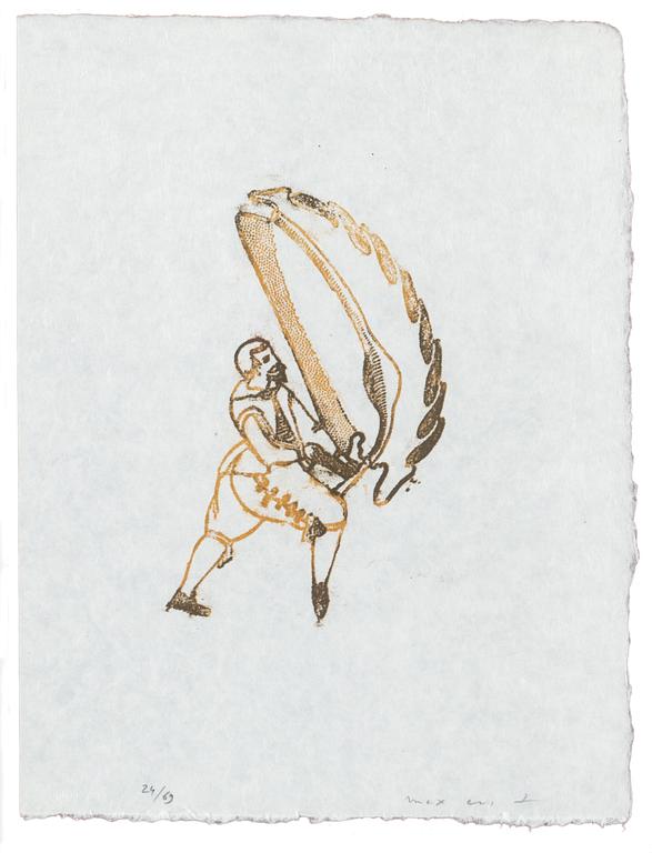 Max Ernst, Utan titel, ur; "Lewis Carrolls Wunderhorn".