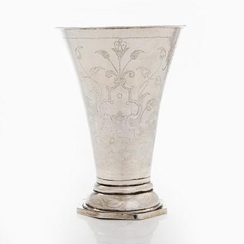 A Finnish silver cup, maker's mark of Carl Anders Berg, Vasa Finland 1820.