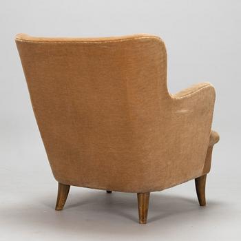 Fåtölj, 1900-talets mitt, sannolikt Boman, Åbo.