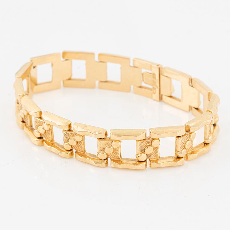 Bracelet, 18K gold, Vicenza, Italy.