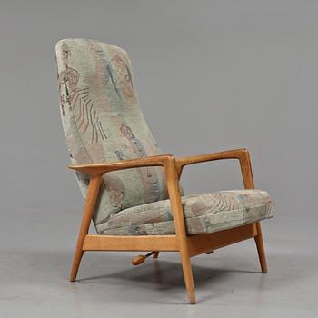 FÅTÖLJ, ur Contourette-serien, Alf Svensson, omkring 1900-talets mitt.