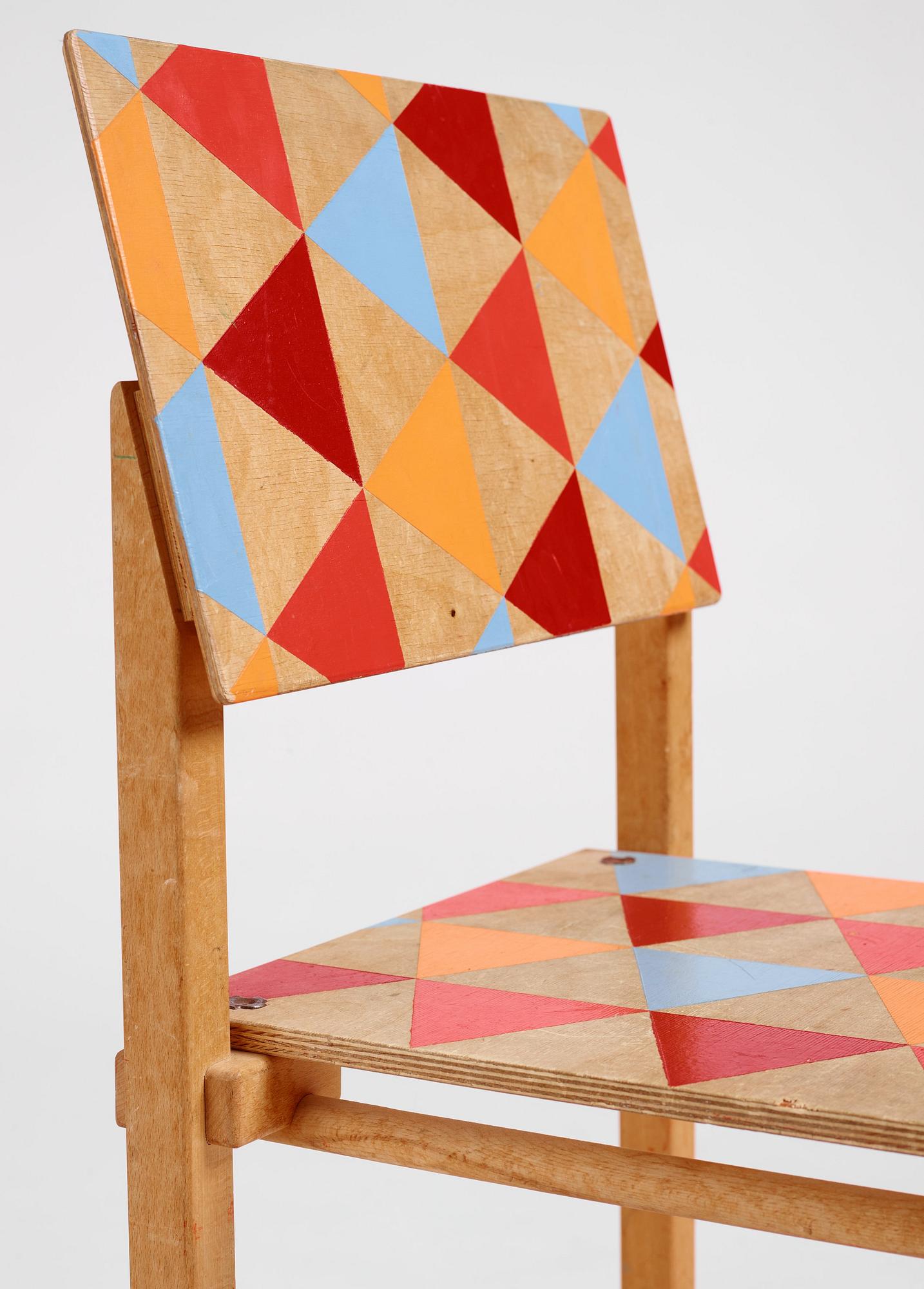 Åke Axelsson, & KG Nilsson, a chair, ed 1/2. executed in 1982.