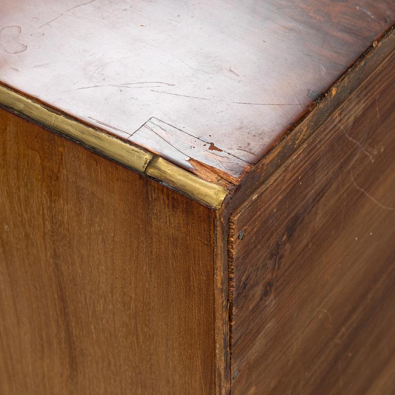 Skrivbord, Stockholmsarbete,  Carl Diedric Ficks art, sent 1700-tal, Sengustavianskt.