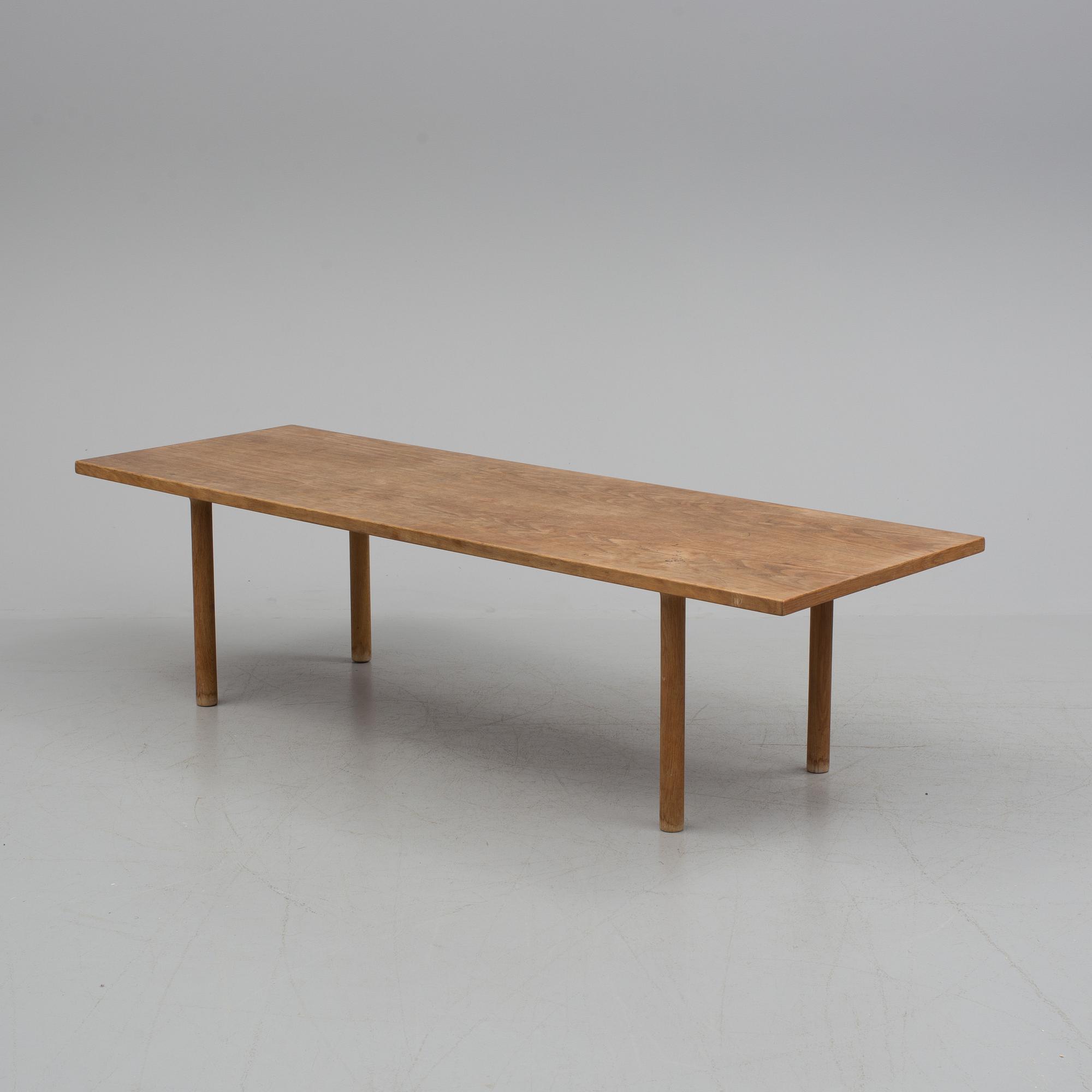 HANS J. WEGNER, an oak sofa table, Andreas Tuck, Denmark.