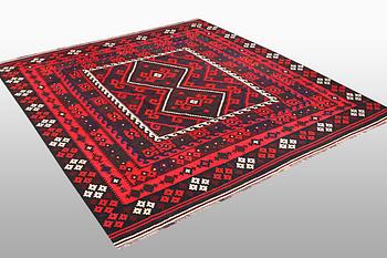 A carpet, Kilim, ca 287 x 255 cm.