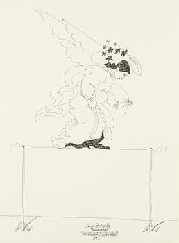 Carl Fredrik Reuterswärd, "Sandro Botticelli, Annunciation".