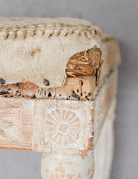 TABURETTER, 2 st, sengustavianska, 1800-talets början.