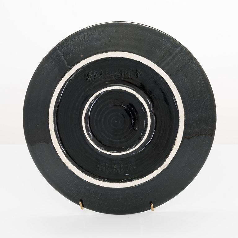 Birger Kaipiainen, dekorationsfat, signerad Kaipiainen Arabia.