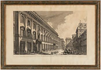 Giovanni Battista Piranesi, etsningar, 4 st, 17/1800-tal.