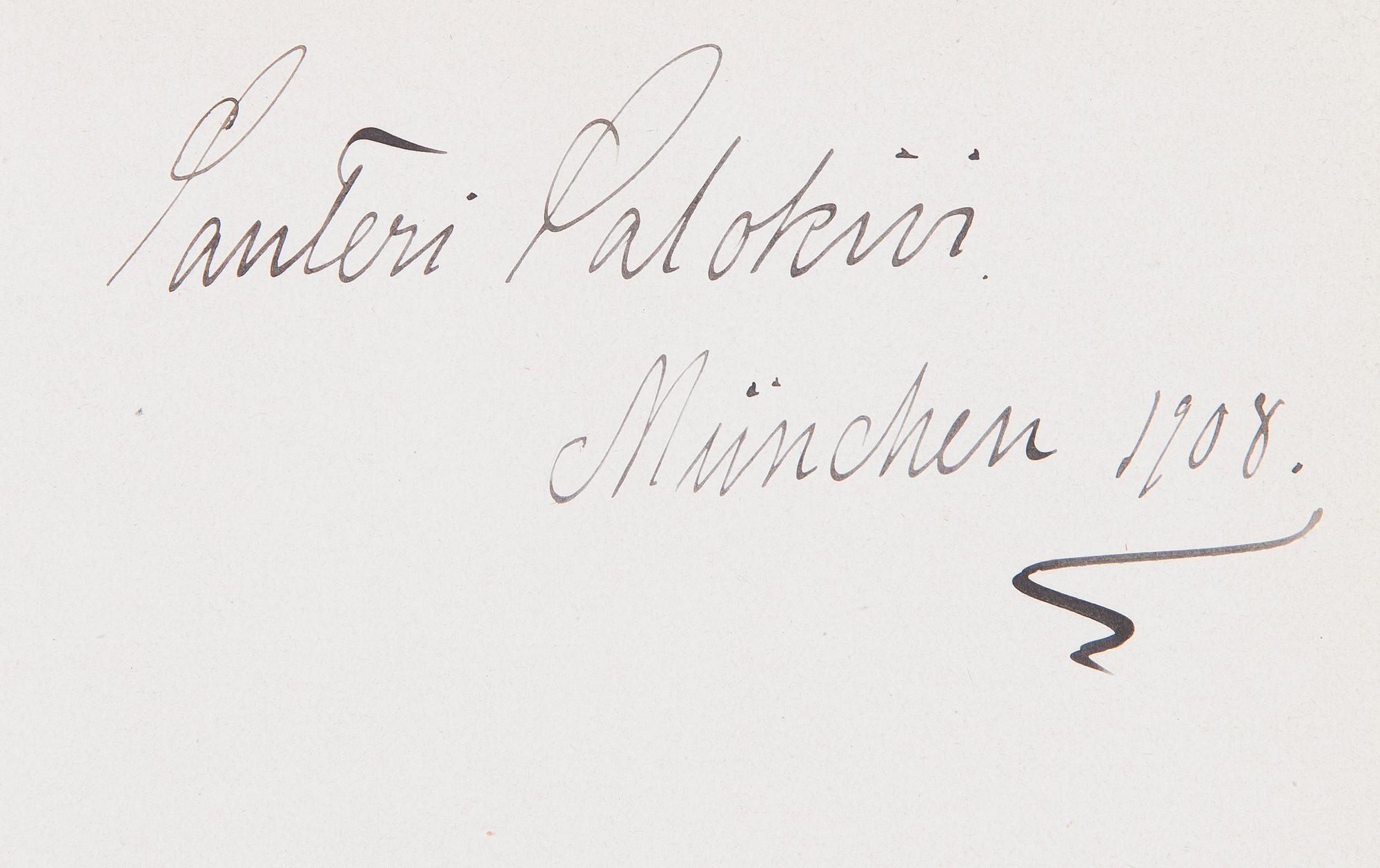 Santeri Salokivi, Vy från Munchen samt Konstnärens Konstböcker, 6 st.