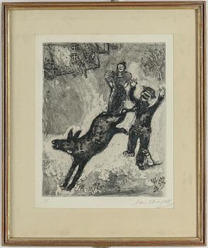 MARC CHAGALL, etching, signed and numbered 86.
