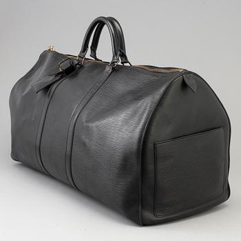 LOUIS VUITTON, a 'Keepall 60' Epi leather weekend bag.