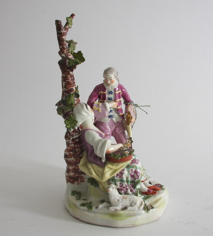 FIGURIN, porslin, 1800-tal.