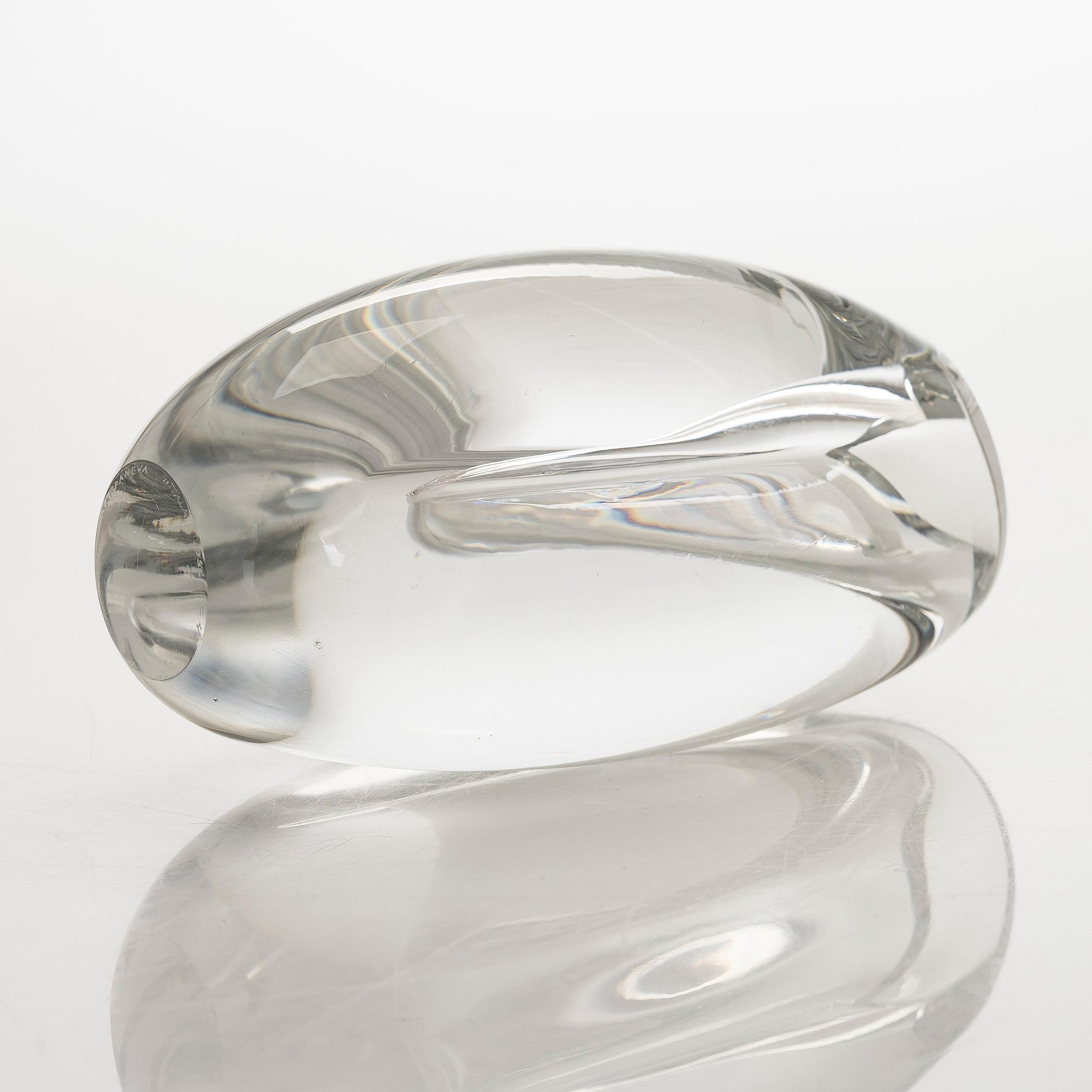 Timo Sarpaneva, veistos, "Claritas", signeerattu Timo Sarpaneva Iittala 1986 C46.