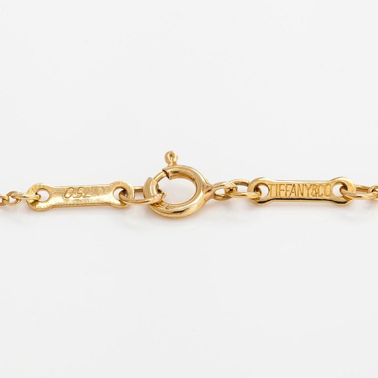 Tiffany & Co, Elsa Peretti, necklace, "Open Teardrop", 18K gold.