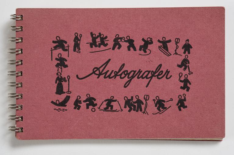 Lotte Laserstein, 10 små skissblock med teckningar.