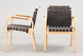 STOLAR, 6 st, "nr 45" Alvar Aalto, Artek, 1900-talets sista kvartal.