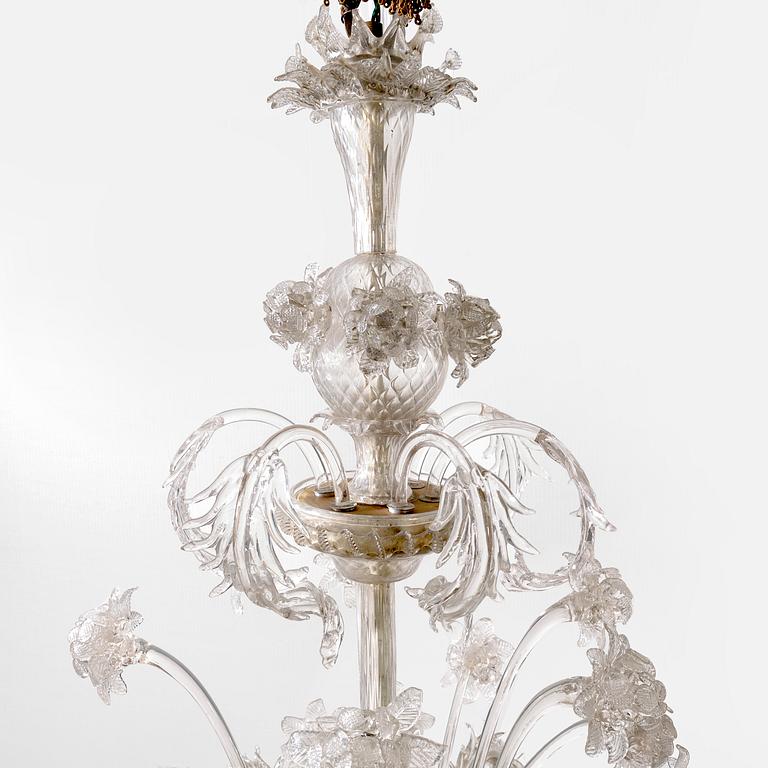 An Italian glass ceiling pendant early 1900s.