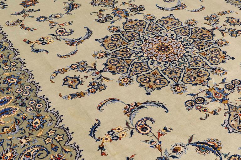 A CARPET, so called Royal Kashan, ca 370 x 280 cm.