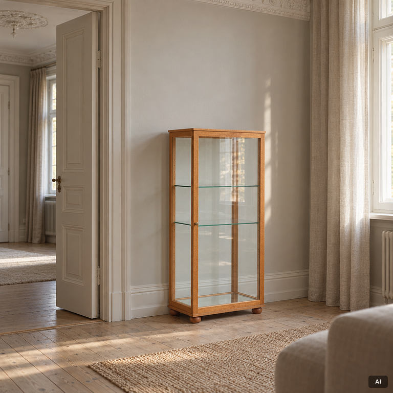 Josef Frank, a display cabinet, model 649, Svenskt Tenn, post 1985.