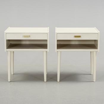 SÄNGBORD, ett par, 1970-tal.