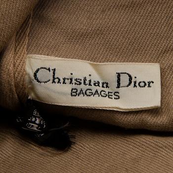 CHRISTIAN DIOR Vintage Brown Logo Weekend Bag.