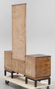 BYRÅ MED SPEGEL, art deco, 1900-talets andra kvartal.
