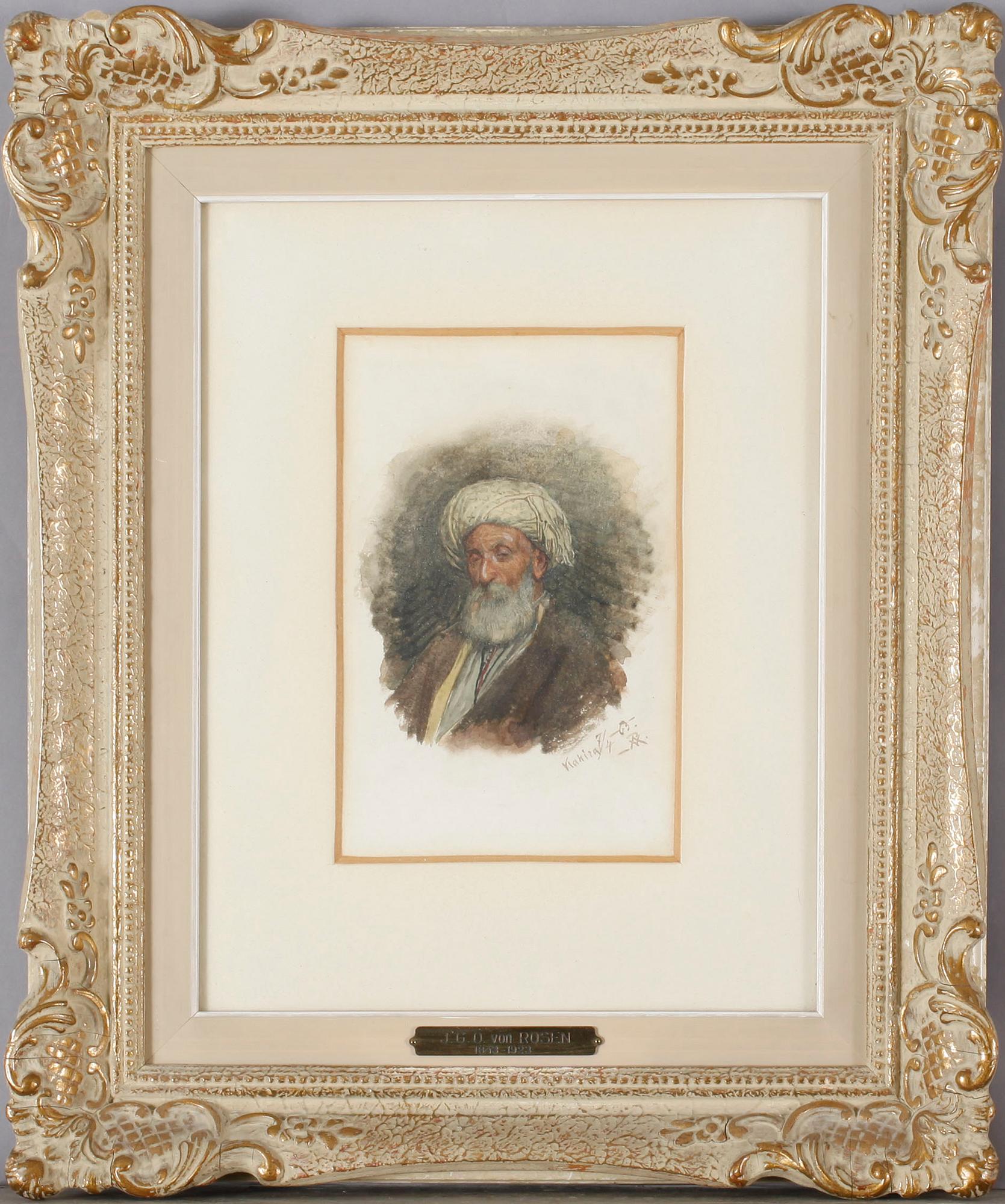GEORG VON ROSEN, watercolor, signed and dated -65?.