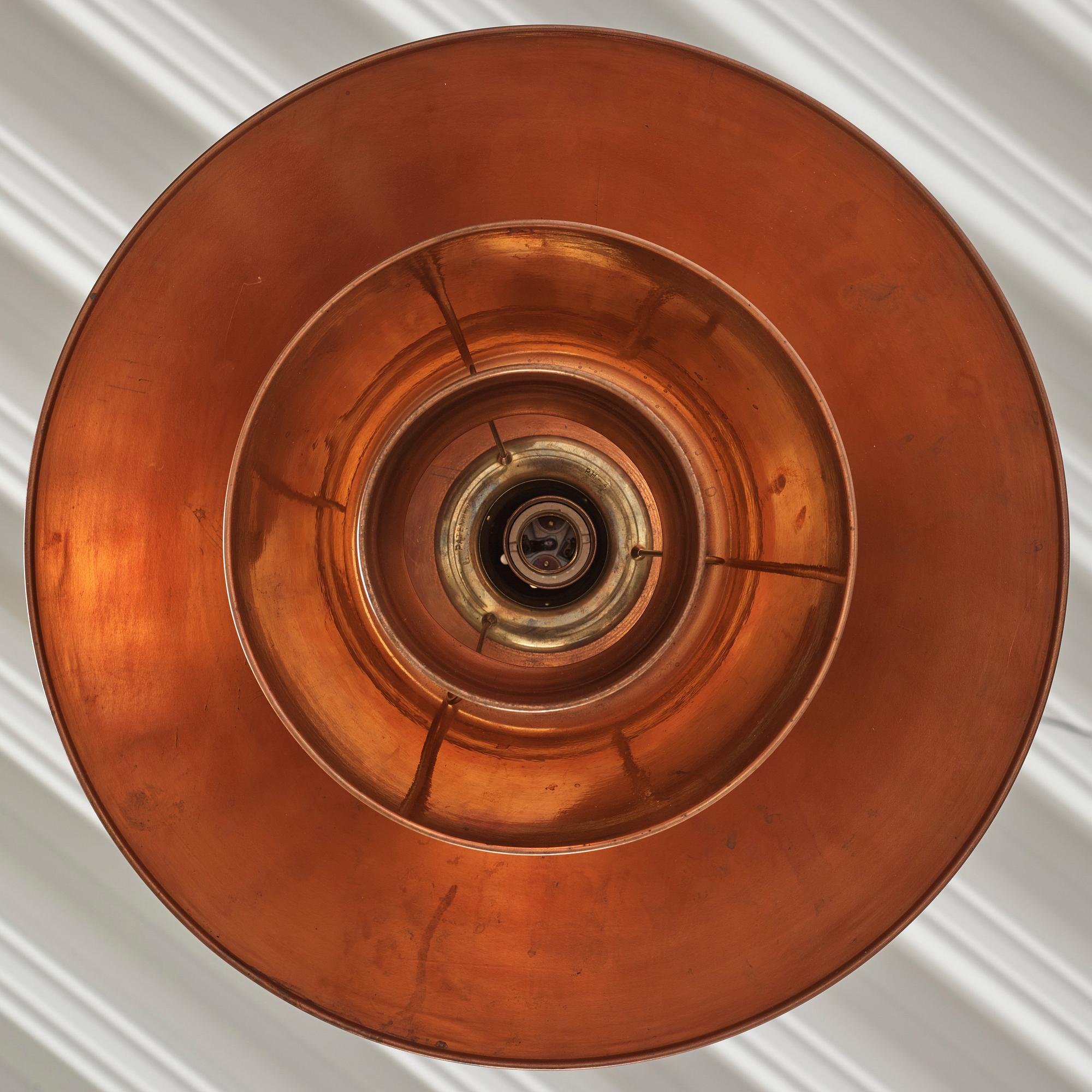 Poul Henningsen, a 'PH-4½/4' pendant, Louis Poulsen, Denmark ca 1933.