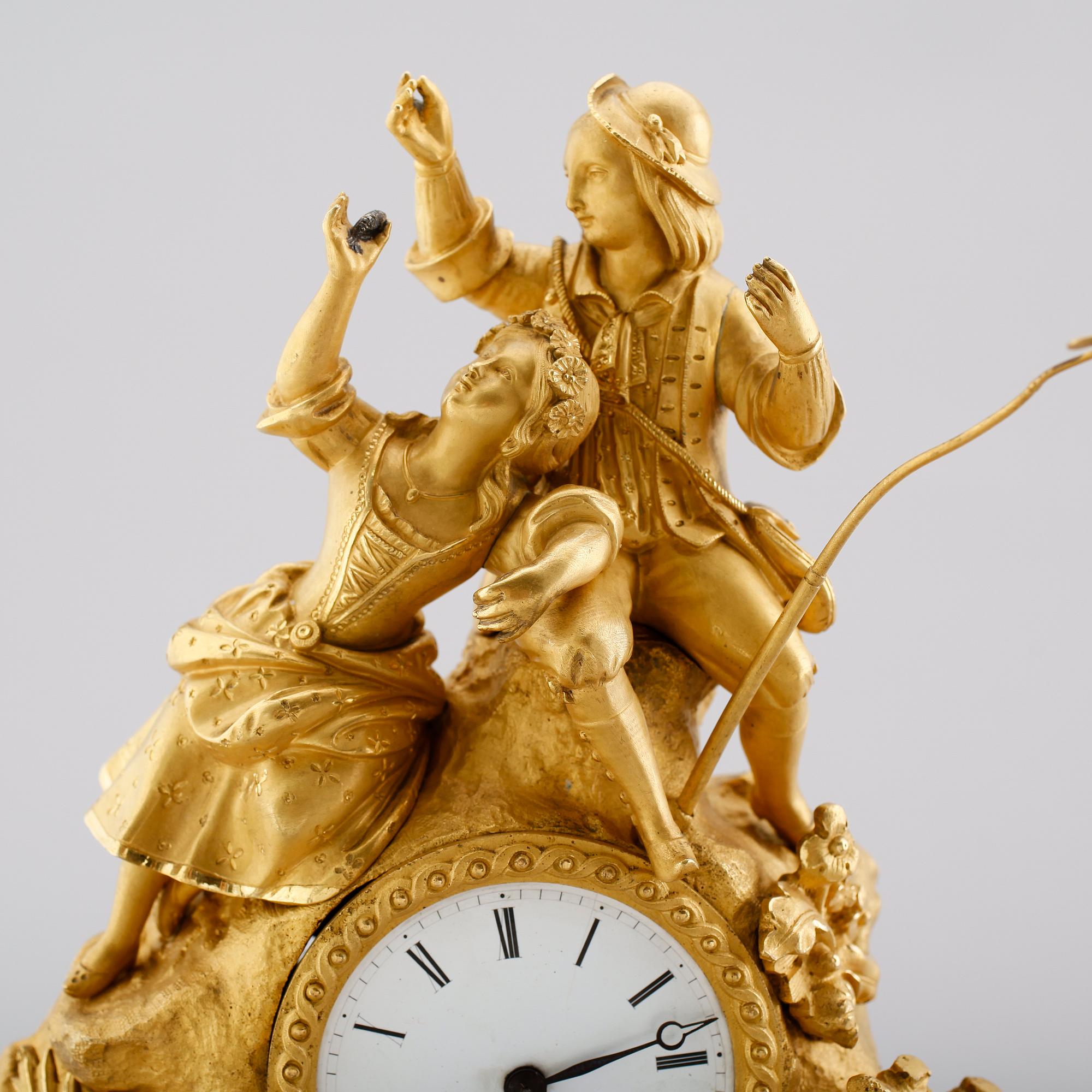 BORDSPENDYL, Frankrike, 1800-talets andra hälft.