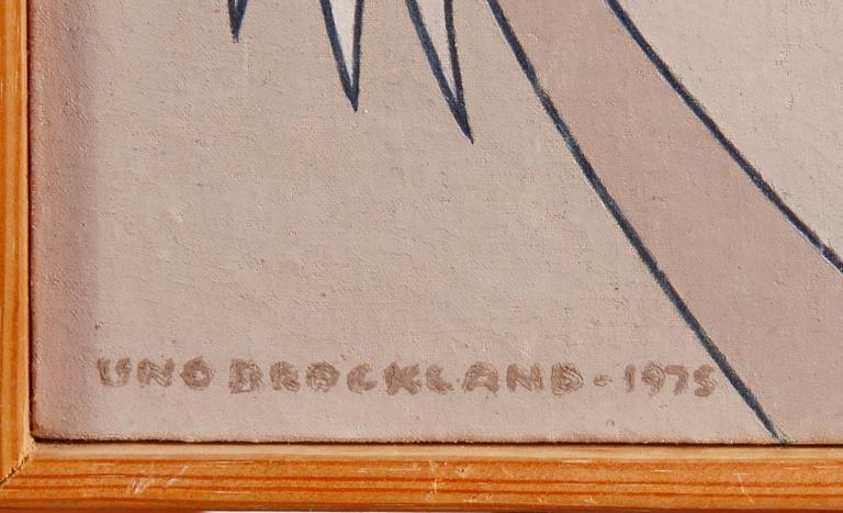 BROCKLAND, UNO, blandteknik, 2 st. Sign o dat.