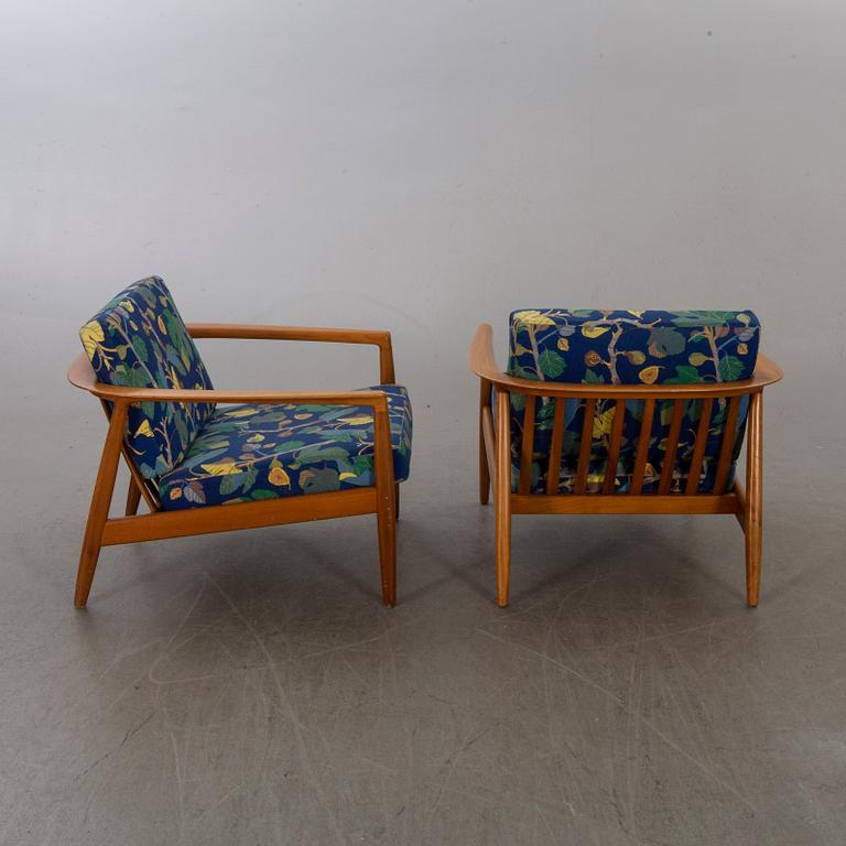 A pair of 'Carmel/5-158' easy chairs by FOLKE OHLSSON.
