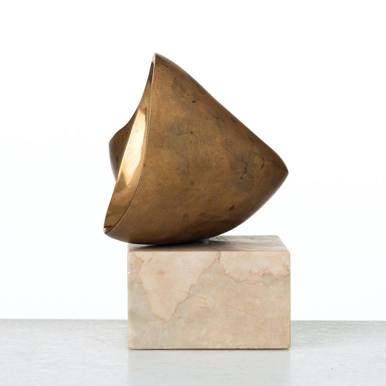 Christian Berg, CHRISTIAN BERG, Blasted and polished bronze, Signed C.B. Copy no 3. The motif conceived 1965.