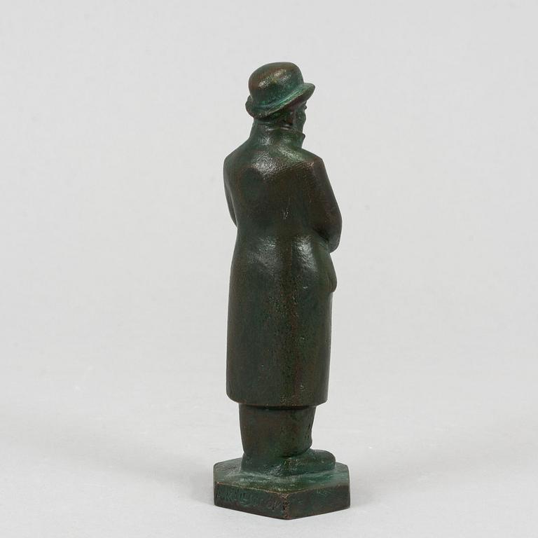 A signed Arvid Källström bronze sculputre.
