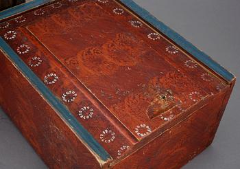 TIMPLÅDA, 2 st, allmoge, 1700/1800-tal.