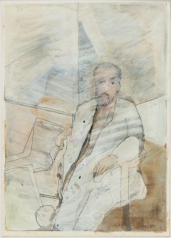 Gunnar Larson, Self-portrait.