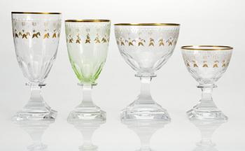 282. GLASSERVIS, 46 delar. Kosta "Junior".